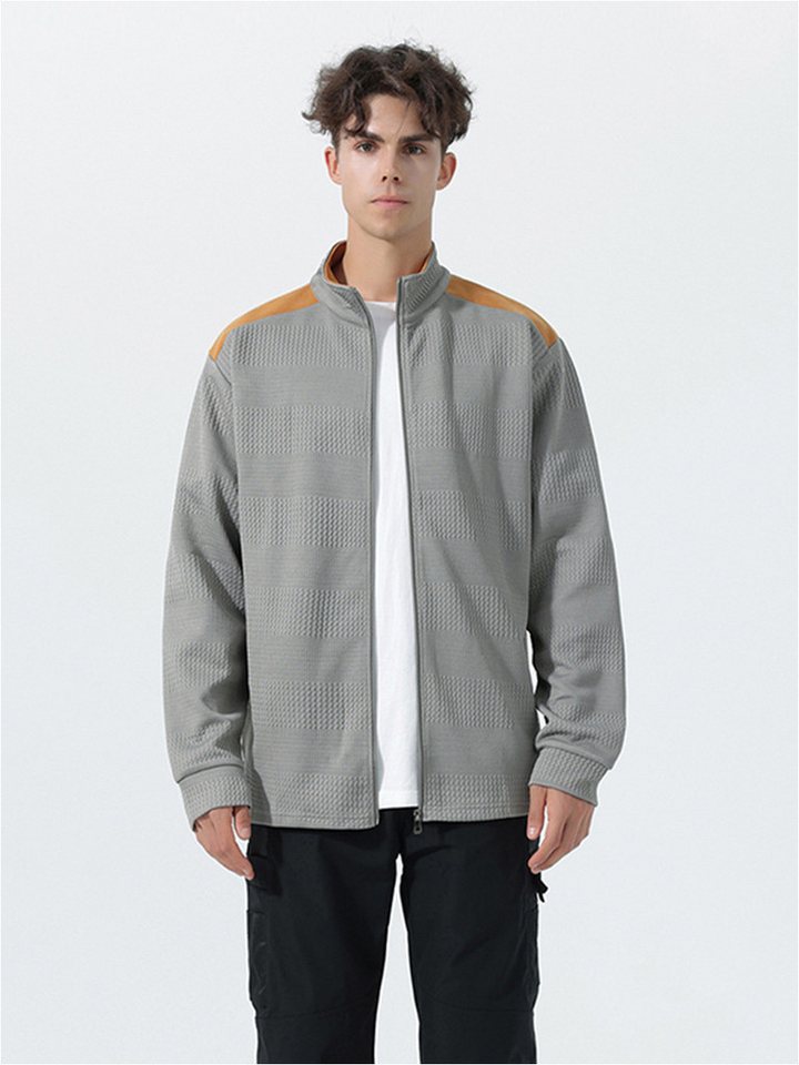 YOUTHUP Cardigan Herren Jacquard Jacke Übergangsjacke von YOUTHUP