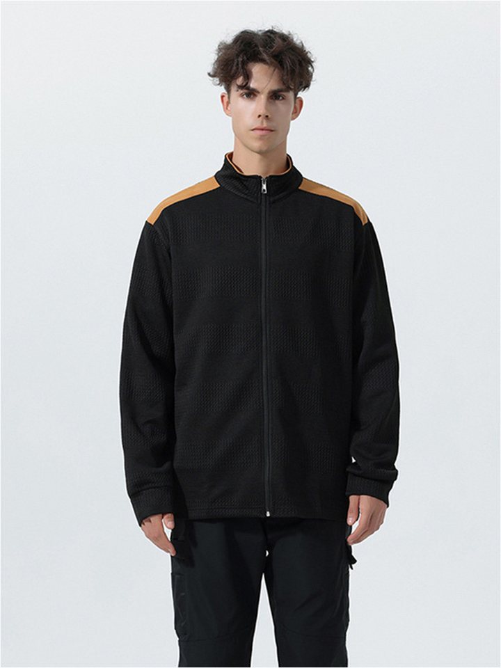 YOUTHUP Cardigan Herren Jacquard Jacke Übergangsjacke von YOUTHUP