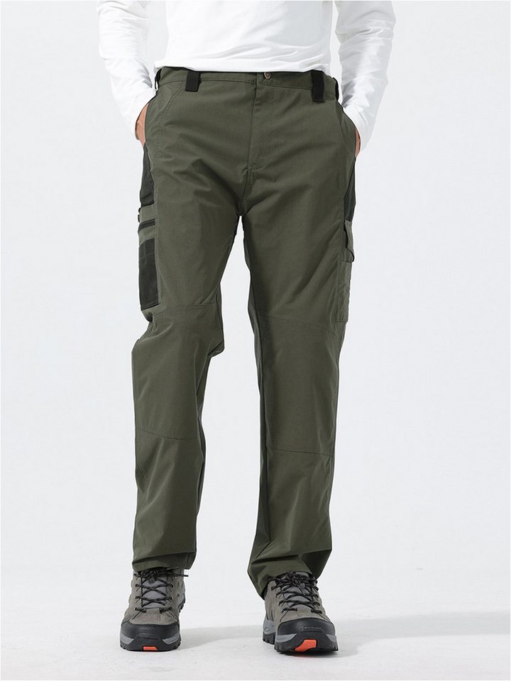 YOUTHUP Cargohose Herren Outdoor Freizeithose mit mehreren Taschen von YOUTHUP