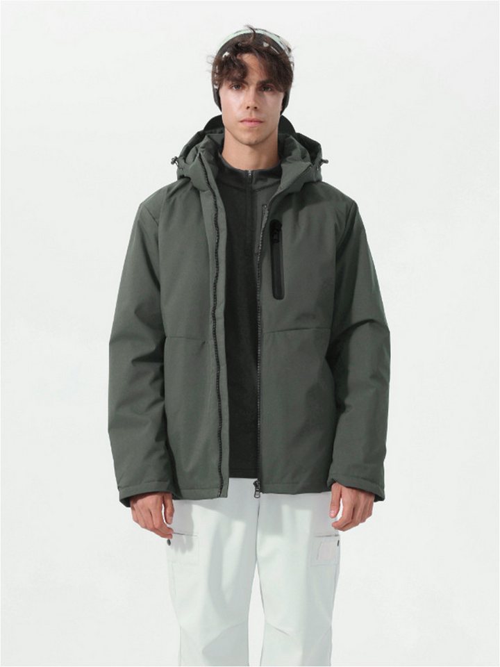 YOUTHUP Daunenjacke Funktionale Herren Winterjacke mit Kapuze von YOUTHUP