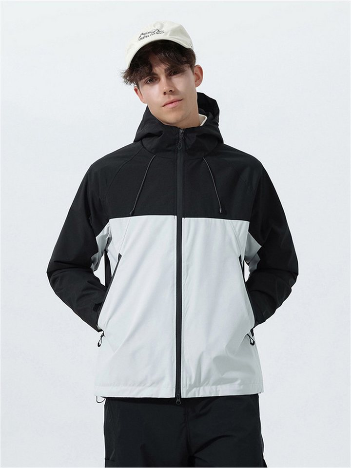 YOUTHUP Funktionsjacke Herren Freizeit-Outdoorjacke mit Kapuze von YOUTHUP