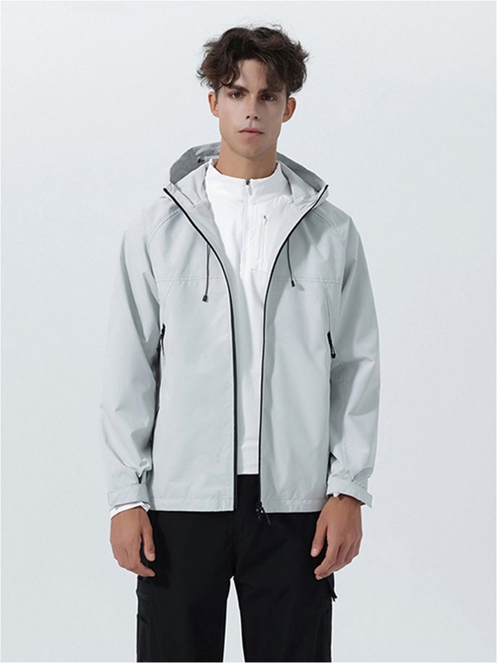 YOUTHUP Funktionsjacke Herren Freizeit-Outdoorjacke mit Kapuze von YOUTHUP