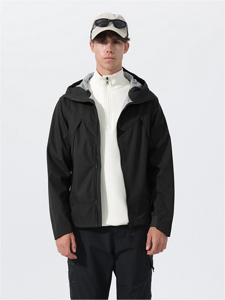 YOUTHUP Funktionsjacke Herren Leichte Outdoorjacke mit Kapuze von YOUTHUP