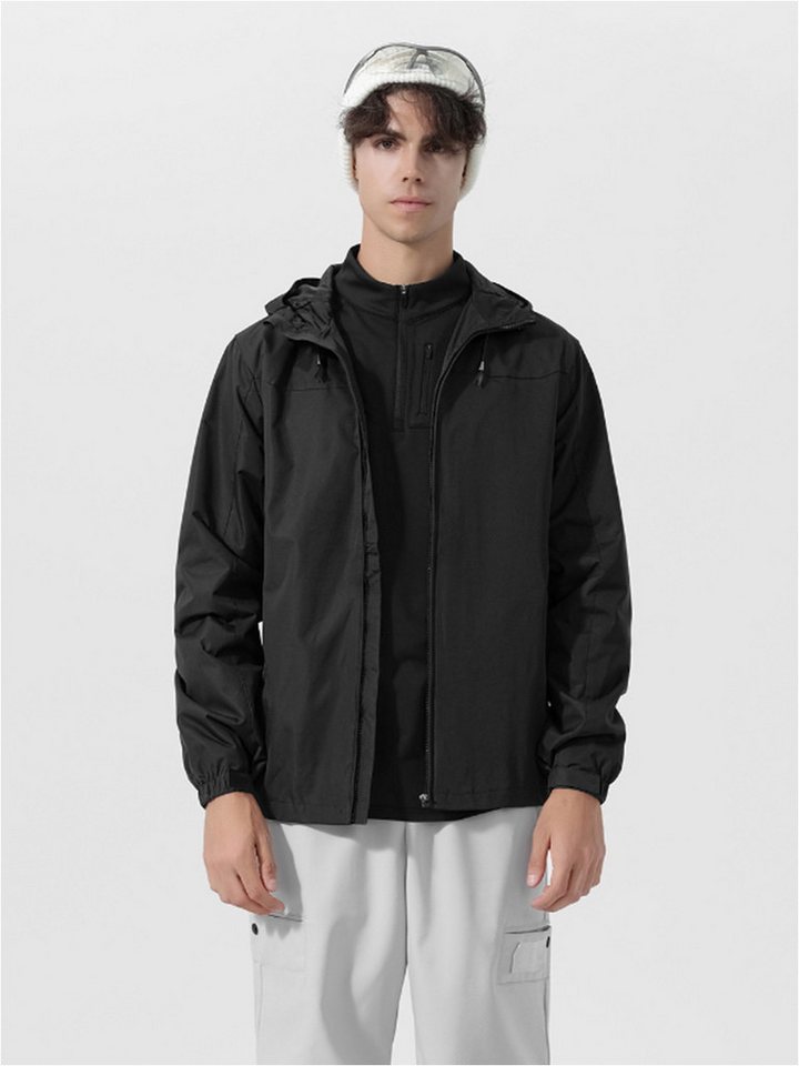 YOUTHUP Funktionsjacke Herren Leichte wind- und wasserdichte Outdoorjacke mit Kapuze von YOUTHUP