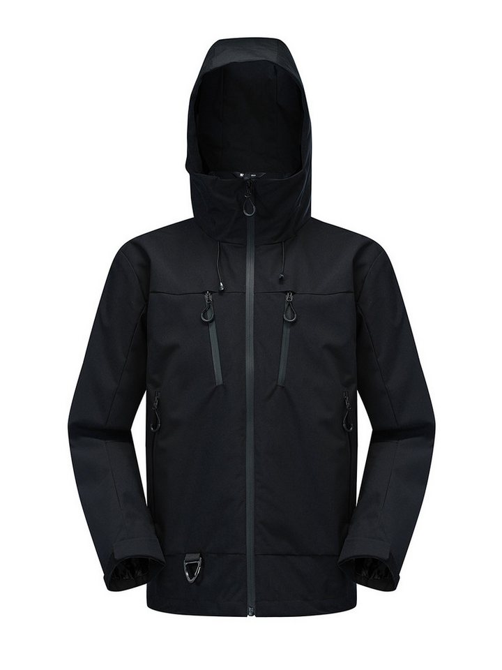 YOUTHUP Funktionsjacke Herren-Outdoorjacke mit Haken, wasserdicht und winddicht von YOUTHUP