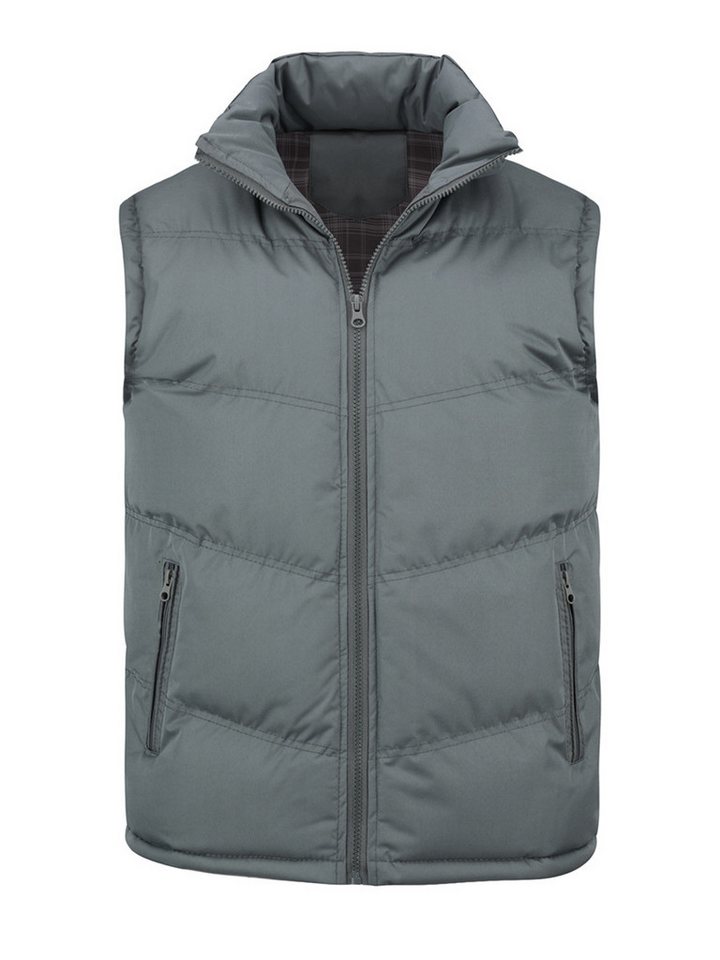 YOUTHUP Steppweste Herren Dicke Freizeit Winterweste mit Stehkragen von YOUTHUP