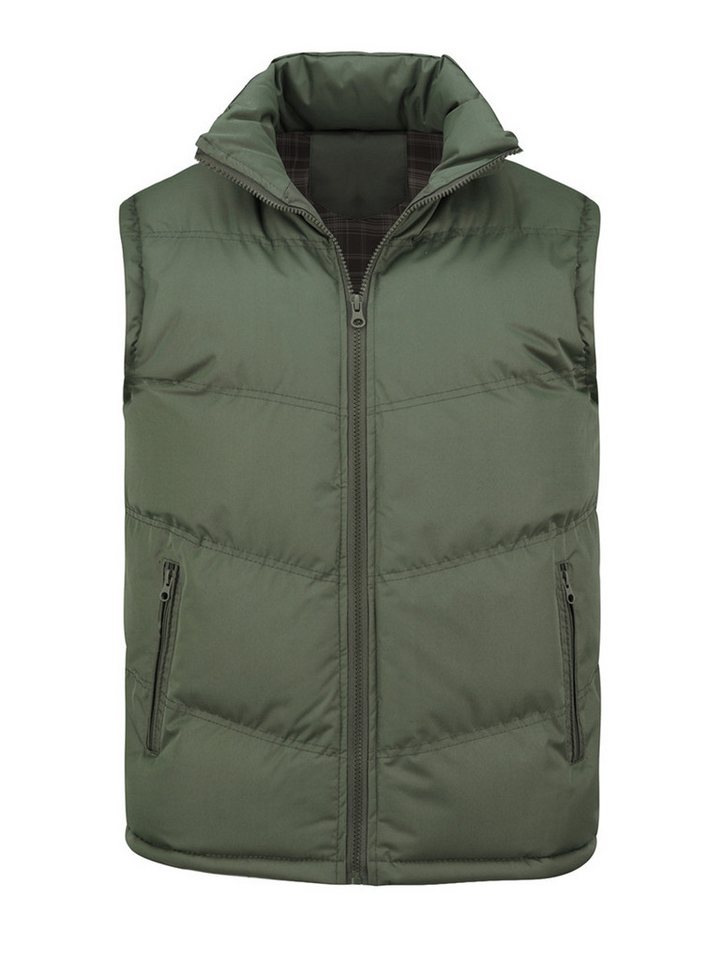 YOUTHUP Steppweste Herren Dicke Freizeit Winterweste mit Stehkragen von YOUTHUP