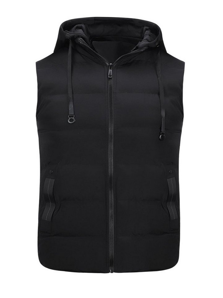 YOUTHUP Steppweste Herren winddichte Steppweste mit Kapuze von YOUTHUP