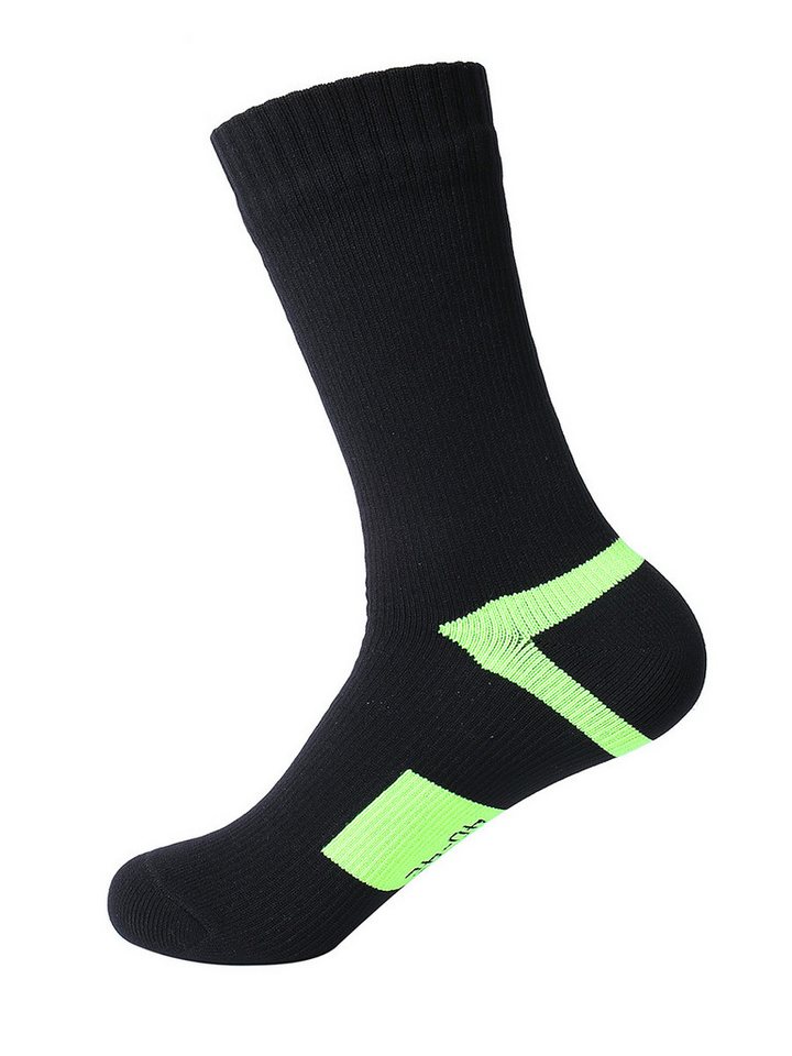 YOUTHUP Wandersocken Wasserabweisende Herren-Sport-Crewsocks im trendigen Colorblock-Design von YOUTHUP