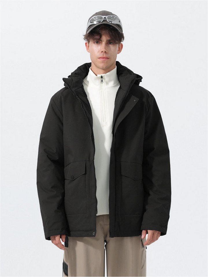 YOUTHUP Winterjacke Herren Winter-Kapuzenjacke im lockeren Schnitt für Freizeit von YOUTHUP