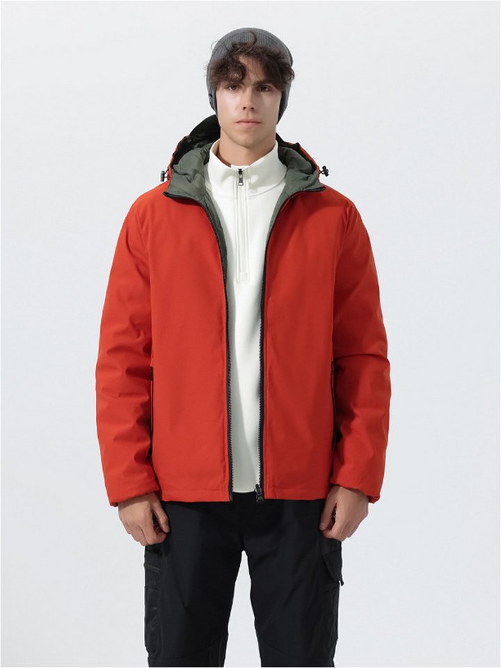 YOUTHUP Winterjacke Herren Winterjacke reversibel 2-in-1 winddicht von YOUTHUP