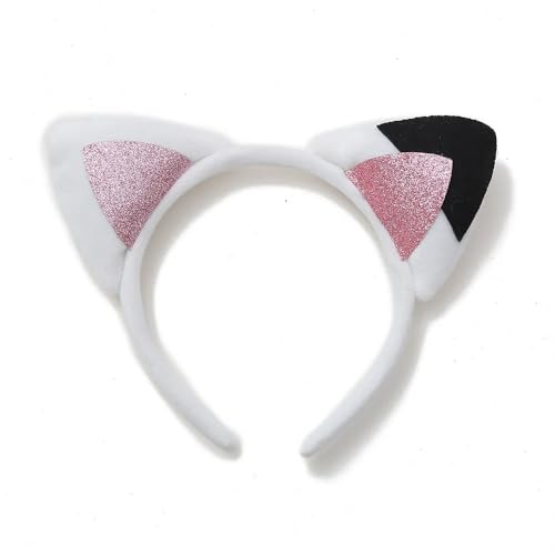 2 Stück Katzenohren-Stirnband, Katzenohren-Stirnband, weißes Plüsch-Katzenohren-Stirnband for Waschen des Gesichts, niedliche Katzenohren, Katzenohren-Make-up-Stirnbänder for Frauen und Mädchen 2 Stück Katzenohren-Stirnband, Katzenohren-Stirnband, weißes Plüsch-Katzenohren-Stirnband for Waschen des Gesichts, niedliche Katzenohren, Katzenohren-Make-up-Stirnbänder for Frauen und Mädchen von YOUYIMEI