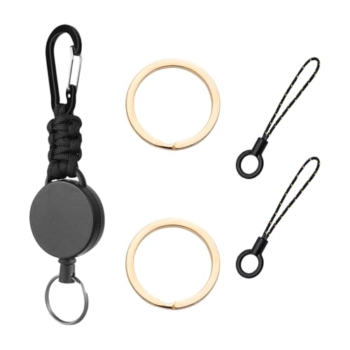 YOUZMY 1 Stücke Einziehbarer Schlüsselanhänger, Schlüsselanhänger Ausziehbar Ausziehbar mit Karabiner, Schlüsselband Ausziehbar mit 60cm Stahldrahtseil, Schlüsselrolle Ausziehbar YOUZMY 1 Stücke Einziehbarer Schlüsselanhänger, Schlüsselanhänger Ausziehbar Ausziehbar mit Karabiner, Schlüsselband Ausziehbar mit 60cm Stahldrahtseil, Schlüsselrolle Ausziehbar von YOUZMY