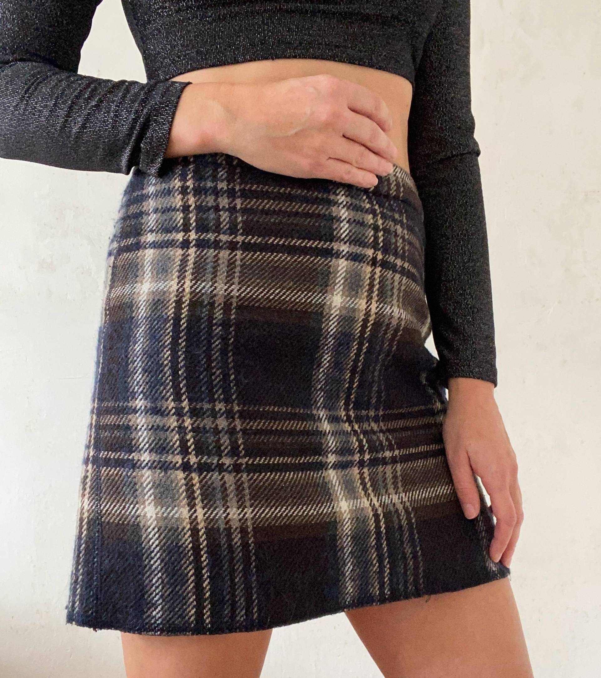 Schöner Mini Vintage Rock Kariert 90Er 2000Er Jahre von YOUandEL