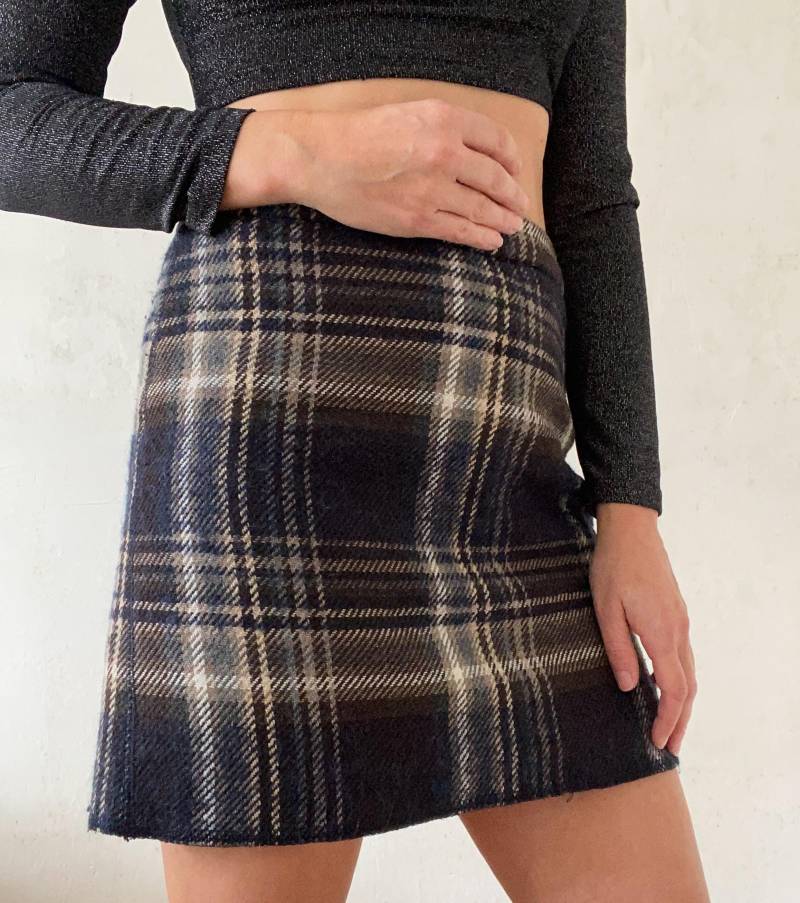 Schöner Mini Vintage Rock Kariert 90Er 2000Er Jahre von YOUandEL