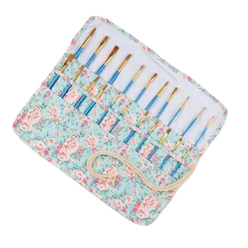 YOYOJIAJIA 12/24/36/48 Löcher, aufrollbares Federmäppchen, tragbares Federmäppchen, Schreibwaren, Kosmetikpinselhalter, Organizer, mehrfarbig, 24 Löcher YOYOJIAJIA 12/24/36/48 Löcher, aufrollbares Federmäppchen, tragbares Federmäppchen, Schreibwaren, Kosmetikpinselhalter, Organizer, mehrfarbig, 24 Löcher von YOYOJIAJIA