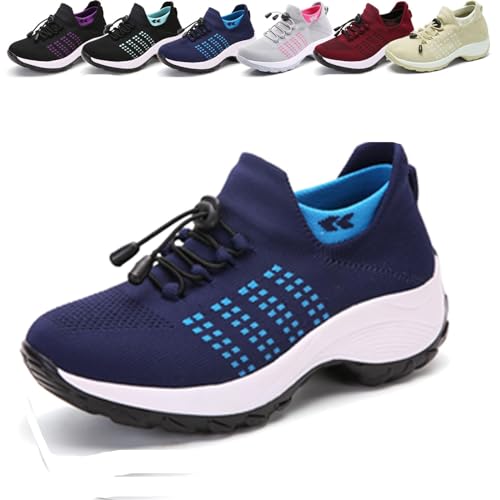 Orthofit Comfort Shoes for Women, Orthoback Shoes Women,Orthofit Comfort Shoes for Women,Fashionable Sock Shoes, Orthopedic Slip-on Hiking Shoes for Women Men von YOZO
