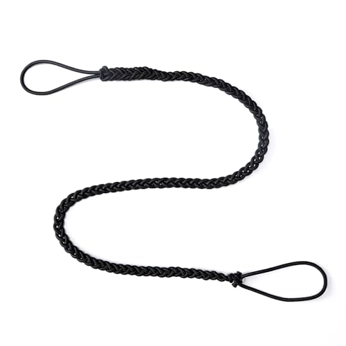 YOcity Elastische Haargummis für Damen, Pferdeschwanz-Halter für langes Haar, Sport (schwarz) von YOcity