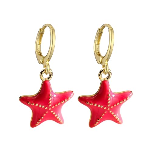 Seesterne Hangle Ohrringe Ohrschnallen Anhänger Kupferstruktur Ohrschmuck Geeignet Für Modeliebhaber Präsentieren Seesterne Hangle Ohrringe Ohrschnallen Anhänger Kupferstruktur Ohrschmuck Geeignet Für Modeliebhaber Präsentieren von YPBEW