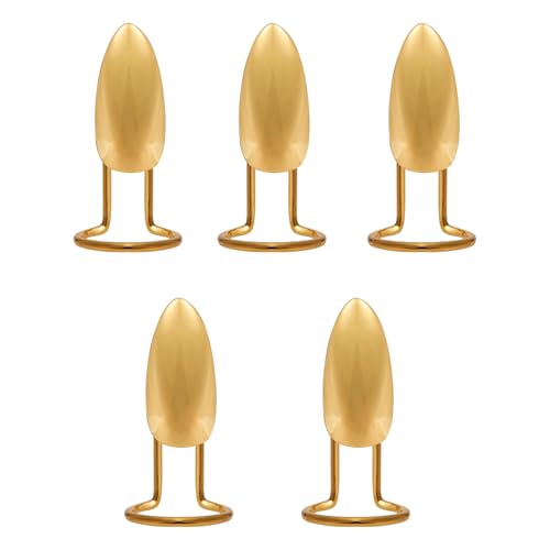 YPBEW 5pcs Set Von Mechanischen Fingerzubehör Für Punk Und Gothic Enthusiasten Tragbare Nägel Ringe Stylische Maniküren Modischer Finger Kee von YPBEW