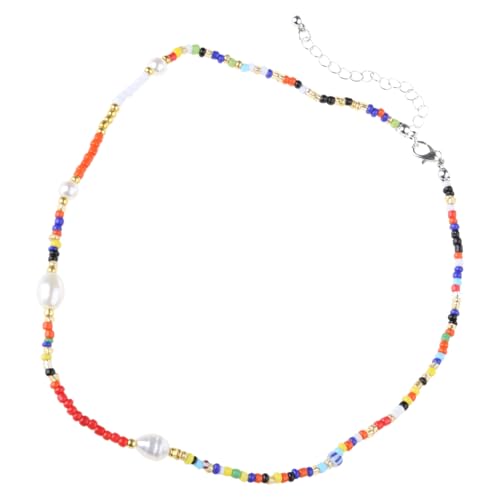 YPBEW Perlen-Halskette, modischer Halsschmuck, mehrlagig, geeignet für Partys und Freizeitkleidung von YPBEW