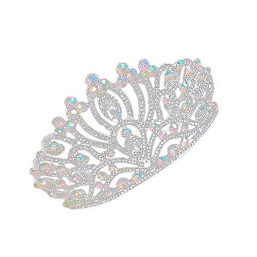 1 Stück Mädchen-Festzug, Kristall-Hochzeitskämme, schicke Tiaras, Schmuckband, Perlen, Prinzessinnen-Dekoration, Tiara, Strass-Kopfschmuck, Braut, glänzendes Haar, Kopfbedeckung, Haarband, Geburtstag, von YPOSPDD