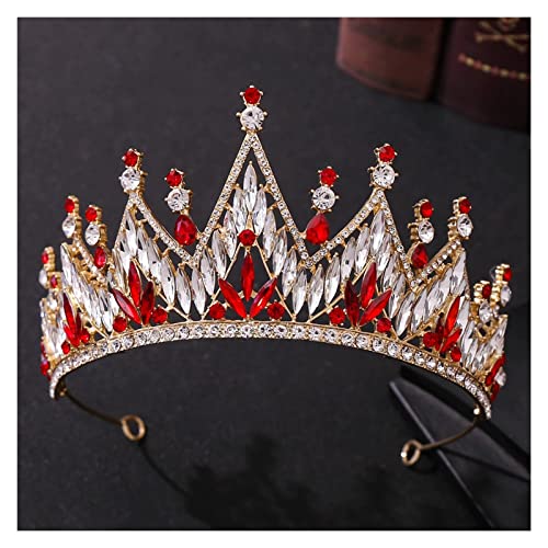 Braut Tiaras Krone Strass Festzug Diadem Braut Stirnbänder Hochzeit Haar von YPOSPDD