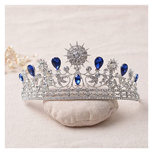 Haarnadel Brautkrone Tiaras Festzug Diadem Schleier Tiara Hochzeit Haarschmuck Zubehör von YPOSPDD