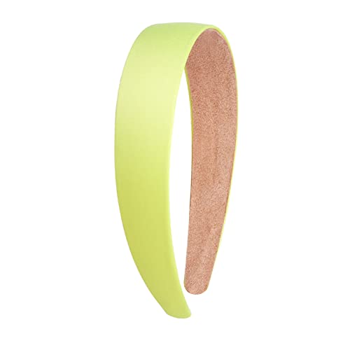 Haarnadel Frauen Haarband Einfarbig Mädchen Stirnband Haarschmuck Foto Requisite Rot (Color : Fluorescent Yellow) von YPOSPDD