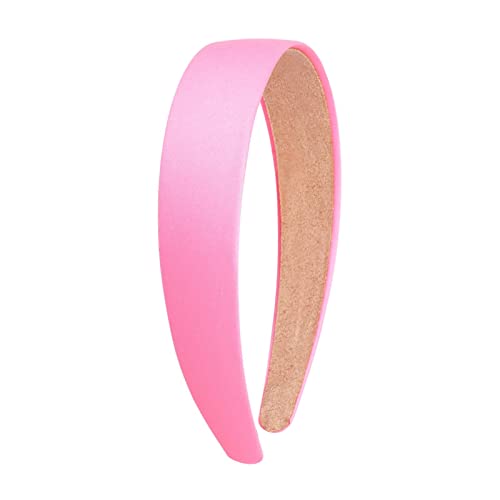 Haarnadel Frauen Haarband Einfarbig Mädchen Stirnband Haarschmuck Foto Requisite Rot (Color : Hot Pink) von YPOSPDD