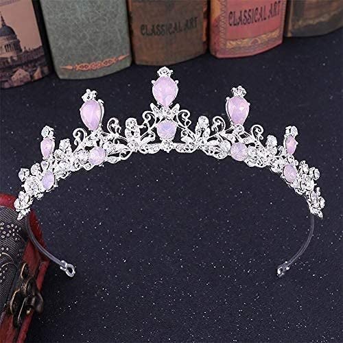 Haarnadel Vintage Strass Kristall Tiaras und Kronen der Braut Kopfschmuck Diadem Braut Hochzeit Haarschmuck Zubehör (Size : Style 1) von YPOSPDD