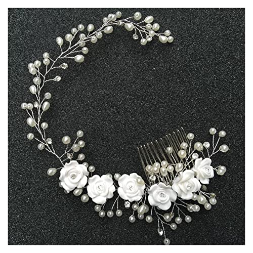 Haarschmuck, Haarschmuck, Kronen-Tiaras for Frauen, Brautkamm, Hochzeitsaccessoires, Brautjungfern-Accessoires, Kronen-Strass-Kopfbedeckung von YPOSPDD