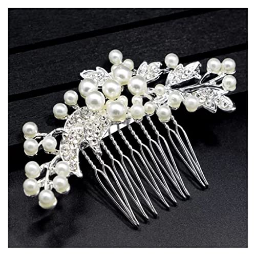 Haarschmuck, Haarschmuck, Kronen-Tiaras for Frauen, Brautkamm, Hochzeitsaccessoires, Brautjungfern-Accessoires, Kronen-Strass-Kopfbedeckung von YPOSPDD