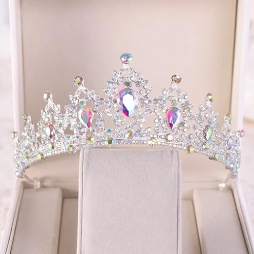 Haarschmuck, Kronen-Tiaras for Frauen, Hochzeit, Kronen-Tiaras, Strass-Diadem, Mädchen, Geburtstag, Kopfschmuck, Jahre, Braut-Haarschmuck, Schmuck von YPOSPDD