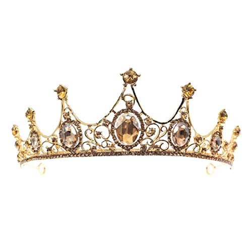 Hochzeit Kopfschmuck Krone Braut Hochzeit Tiara Haarschmuck Hochzeit Haarschmuck Geschenke Hochzeit Haarschmuck (Color : A) von YPOSPDD