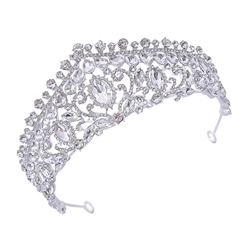 Hochzeits-Kopfschmuck for die Braut, rote Krone, Hochzeitskrone, Braut-Kopfschmuck, Hochzeits-Kopfschmuck, Kopfschmuck for Frauen, Kristallbraut, Frauen-Kristallkrone, Brautdekoration, Miss von YPOSPDD