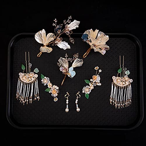 Klassische Blume alte chinesische Tiara Kostüm Braut Kopfschmuck flüssige Blume Set Hochzeit Haarschmuck von YPOSPDD