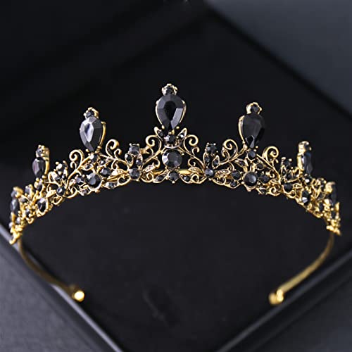 Kristall Krone Tiara Vintage Strass Frauen Kronen und Tiaras Diademe Stirnbänder Braut Hochzeit Haarschmuck Schmuck von YPOSPDD