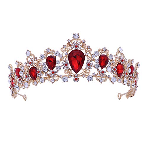 Mädchen-Stirnbänder, Mädchen-Stirnbänder, Tiaras, Hochzeit, Strass-Kristall-Stirnbänder, königliche Prinzessin, Barock-Haarschmuck for Frauen – grün-schwarzes Perlen-Stirnband, Perlen-Stirnband (Colo von YPOSPDD