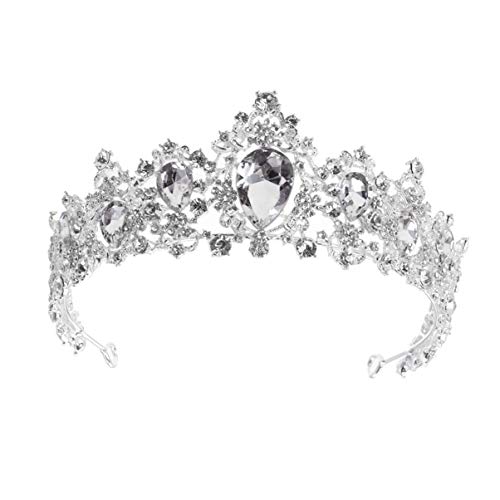 Mädchen-Stirnbänder, Mädchen-Stirnbänder, Tiaras, Hochzeit, Strass-Kristall-Stirnbänder, königliche Prinzessin, Barock-Haarschmuck for Frauen – grün-schwarzes Perlen-Stirnband, Perlen-Stirnband (Colo von YPOSPDD