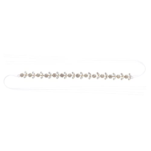 Ornament, Haar-Strassband, Schmuck, Hochzeit, Geburtstag, Krone, Blume, Damen, Abend-Stirnband: Accessoires, Rosen-Stirnband, Mädchen, Kristall, Party, Tiara, Ranke, Ornament, Kranz for mit (Color : von YPOSPDD