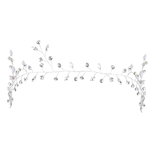 Ribbon Prom White Styling Tool Floral Braut Hochzeit Party Tiara Zubehör Strass Blume Haarband Bänder Hoop Braut Kopf Bankett Geschenk Brautjungfer Stirnband, und mit von YPOSPDD