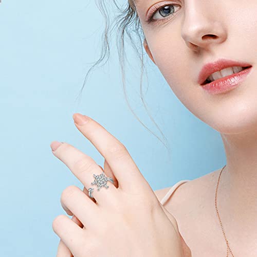 YPOSPDD 2023 Eheringe for Frauen_ Sonnenblumen-Stress for Mädchen, Schmuck, stapelbare Ringe, verstellbare Ringe von YPOSPDD