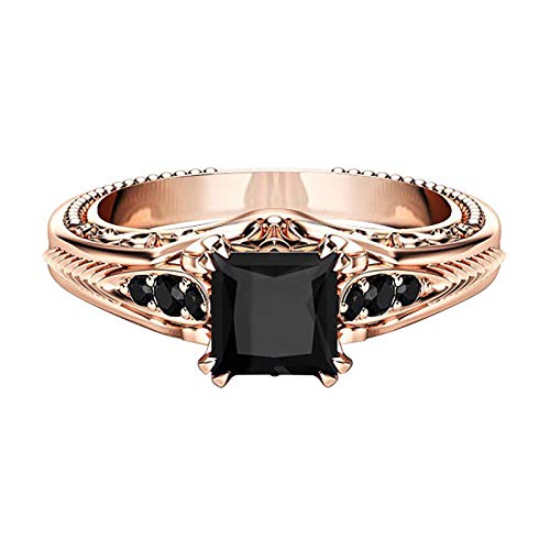 YPOSPDD 2023 Verlobungsringe_ Out Gedenken an Verlobungsgeschenk Zubehör Ringschmuck Frauen Eheringe (Color : Rose Gold, Size : 10) von YPOSPDD