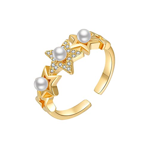 YPOSPDD Versprechensringe for Paare 2023_ Verstellbarer Ring mit Diamanten for Damen, Modeschmuck, beliebte Accessoires von YPOSPDD