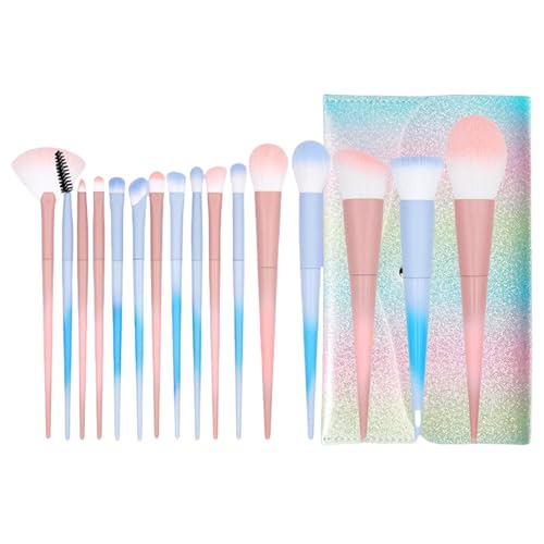 16-teiliges Make-up-Pinsel für das gesamte Gesicht, Lidschatten-Pinsel, Basis-Set, Kosmetik für Damen von YPREWY