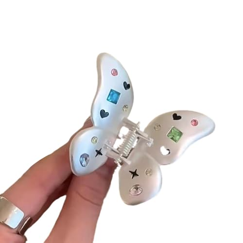 Butterlfy Haarklammer für Damen, cooles Mädchen, Haarklammer, Hochsteckfrisur, Accessoire für dünnes Haar, französischer Kieferclip Butterlfy Haarklammer für Damen, cooles Mädchen, Haarklammer, Hochsteckfrisur, Accessoire für dünnes Haar, französischer Kieferclip von YPREWY