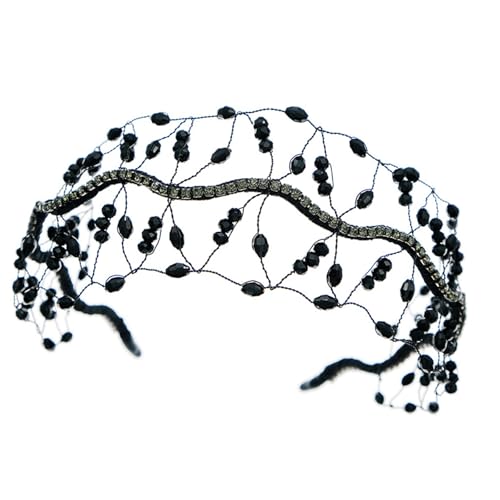Eleganter Kristall-Kopfschmuck, modische Strass-Stirnbänder, Geburtstags-Kopfbedeckung zur Verschönerung von Hochzeits- und Party-Looks von YPREWY
