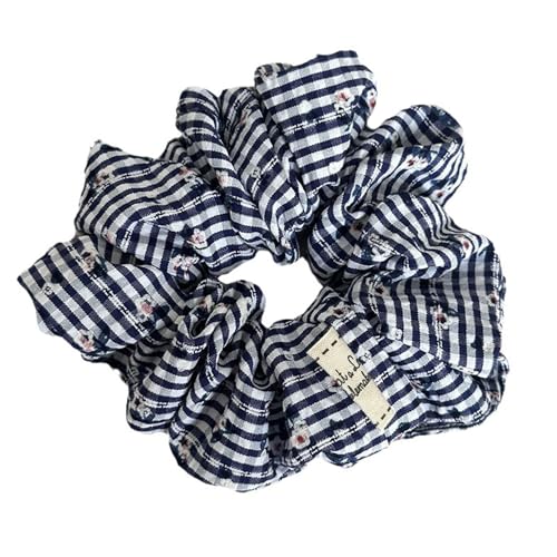 Haargummis mit Vintage-Blumenmuster, weich, elastisch, für Mädchen und Frauen, Pferdeschwanz-Halter für Freizeit oder Abschlussball von YPREWY