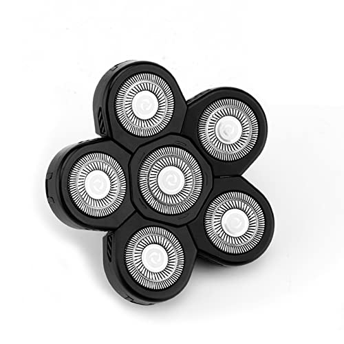 Haarschneidemaschine Doppelring Elektrorasierer Ersatz für Glatze Männer 5/6/7/8 Köpfe Elektrisch für Rasierer Fo Haarschneider Einsteller von YPREWY